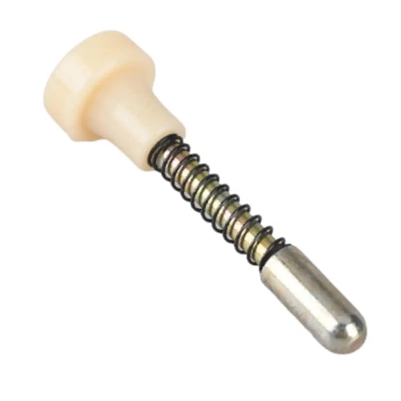 Color: Beige - Spring Loaded Latch Pin Durable Multifunctional Replacement Hardware Steel Plunger for Small Bed Window Screen Cabinet Supplies