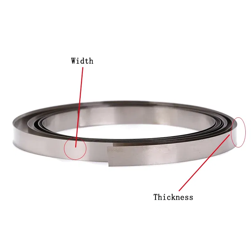 Color: Light Pink - 10M 0.1/0.12/0.15/0.2mm Nickel Plated Strip Tape for Li 18650/21700 Battery Spot Welding Compatible For Spot Welder Machine