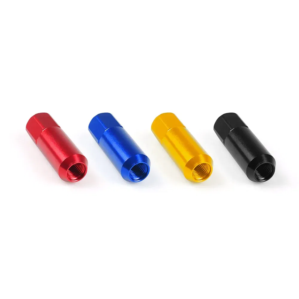 Color Name: black - Dynoracing 60MM M12*1.5 Wheel Nuts New 20PCS Racing Lug Wheel Nuts Screw Aluminum Lug Nut  M12X1.5 BX100442