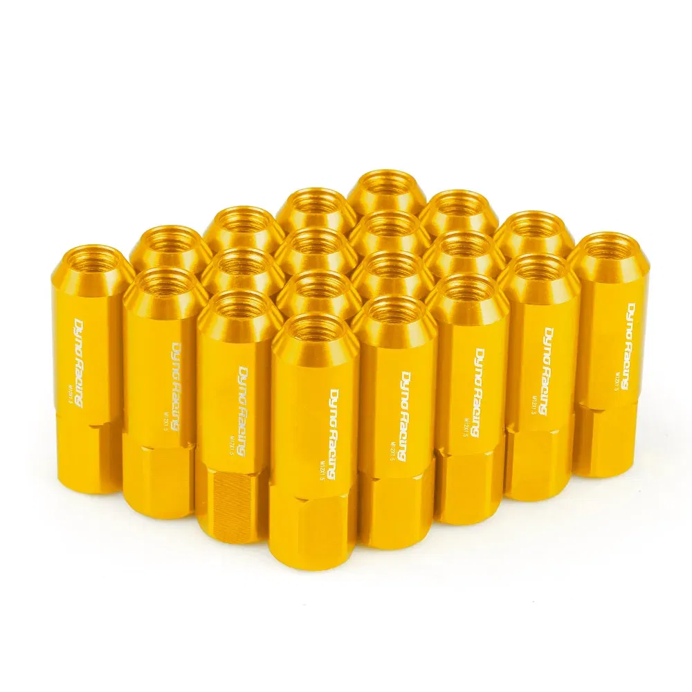 Color Name: black - Dynoracing 60MM M12*1.5 Wheel Nuts New 20PCS Racing Lug Wheel Nuts Screw Aluminum Lug Nut  M12X1.5 BX100442