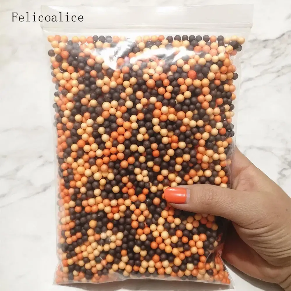 Color: VIOLET/?«?—?…°, Ball Diameter: 1.5cm - 4-6mm 15g Polystyrene Styrofoam Plastic Foam Coffee Brown Chocolate Mini Beads Balls DIY craft Filler Assorted Colours