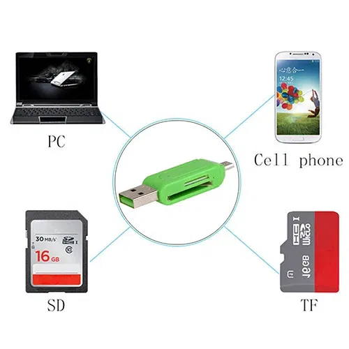 Color: Pink - Pen Drive 2 in 1 USB OTG Card Reader High Speed Flash Drive Real Capacity Memory Stick Suit For Phone ofertas con envio gratis