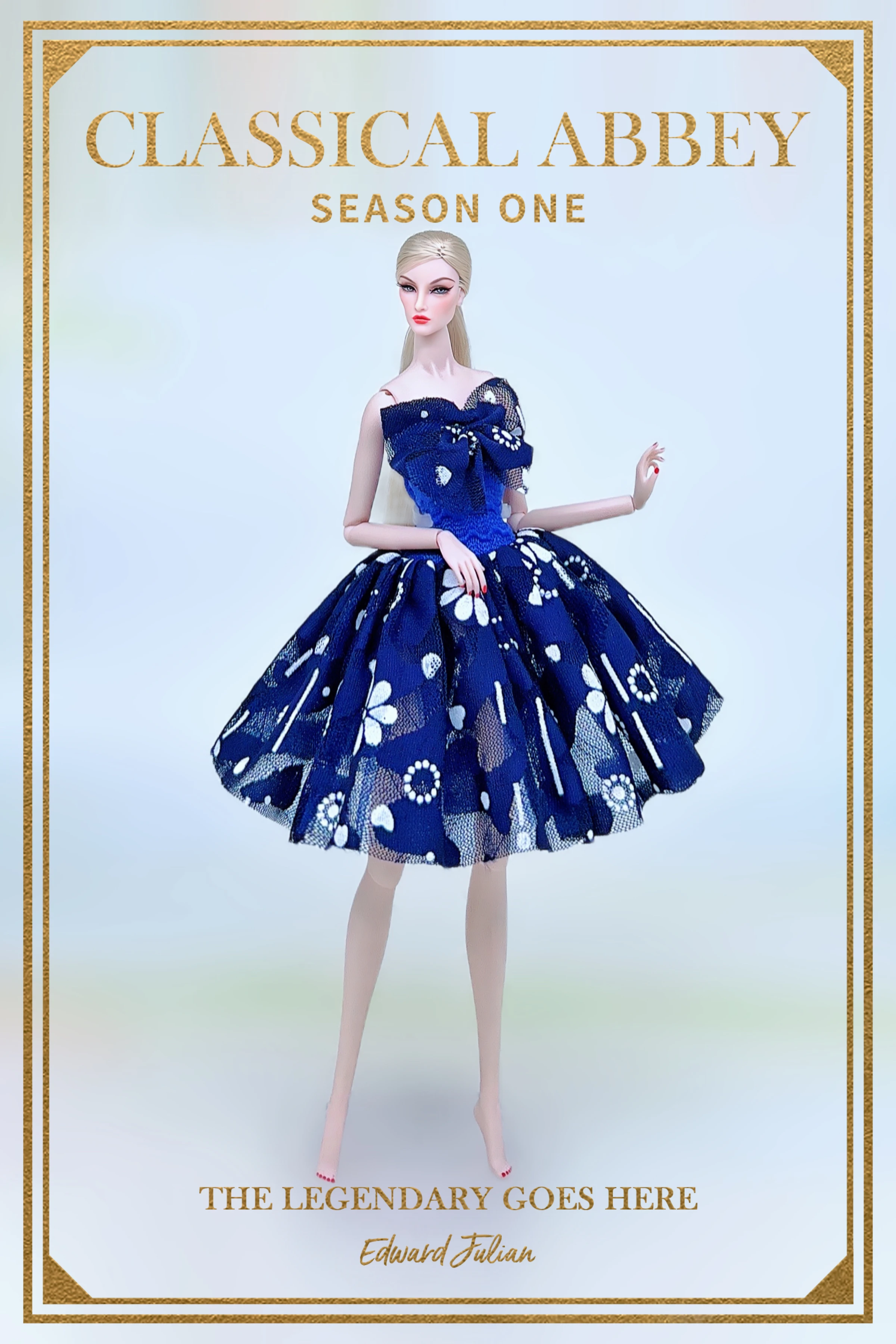 Color: Silver - for barbie 90s clothing
