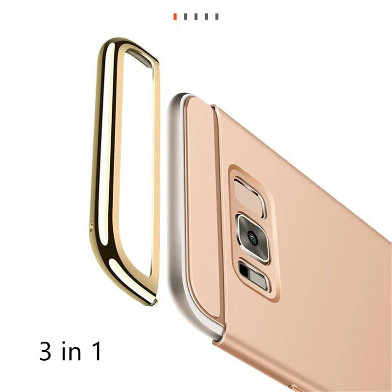 Color: Silver, Material: Neoprene - Luxury 3 in 1 Case for Samsung Galaxy S6 S7 Edge S8 S9 S10 Plus Note 8 9 Hard Cover J3 J5 J7 Pro 2017 J4 J6 J8 2018 A20 A30 A50