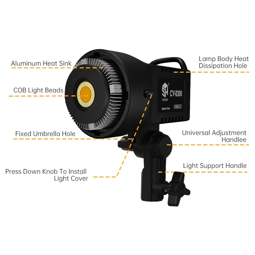 Color: Beige, Ships From: brazil - 100W Photography LED Video Light  Daylight-Balanced Sun Lamp for Portrait Flash Studio Accessories Youtube Live