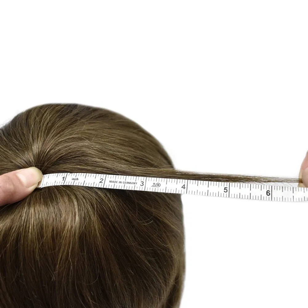 Men Toupee Hair Systems Ultra Thin Skin 0.06MM V-LOOP Capillary Prosthesis Invisible Hairline Real Human HairPieces Hair Units