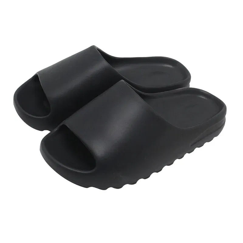 Color: Brown, Shoe Size: 35 - Big Size 47 Summer Slippers Men Women EVA Soft Bottom Indoor Home Slides Sandals Light Beach Shoes Male Slippers Flip Flops