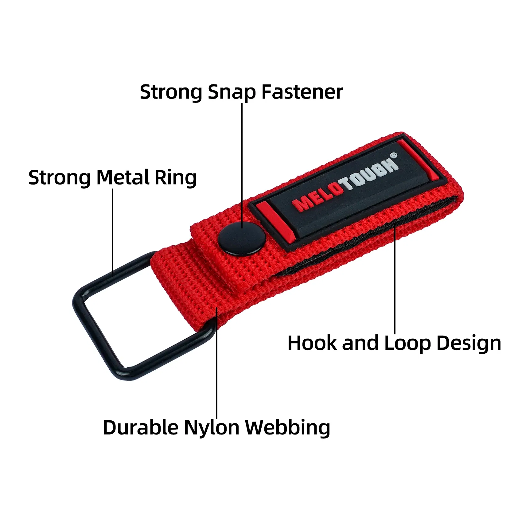Color: Red - Measuring Tape Holder Tape Measure Holder Drill Impact Tool Holster for Tape Measure, Drills, Clipped Tool