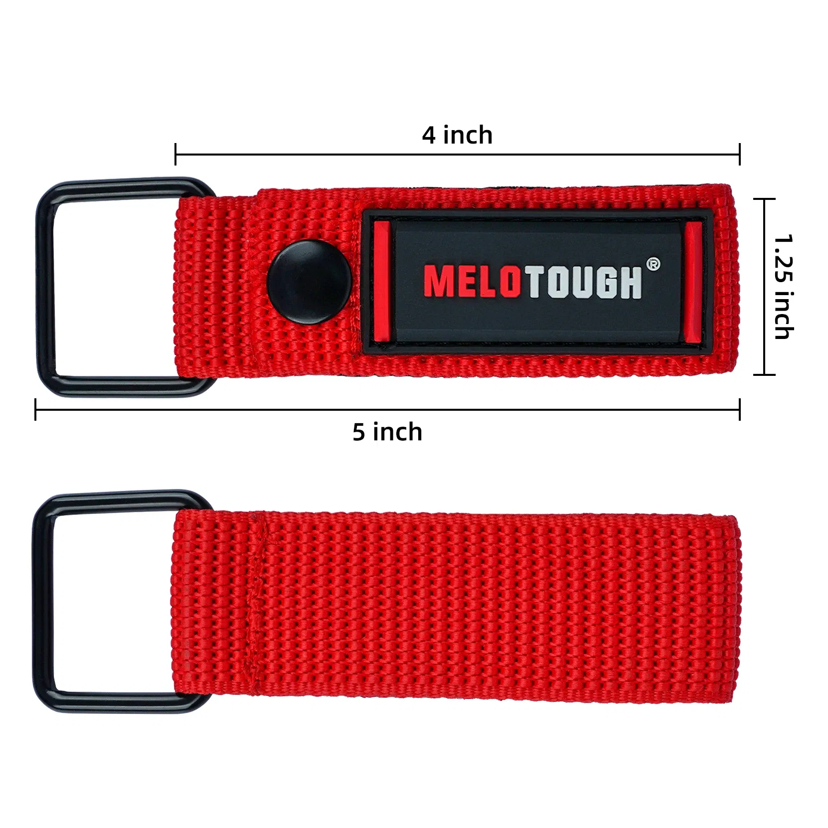 Color: Red - Measuring Tape Holder Tape Measure Holder Drill Impact Tool Holster for Tape Measure, Drills, Clipped Tool