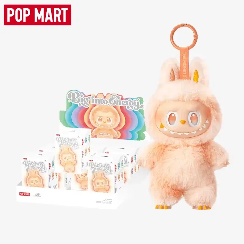 Color: GRAY, Ships From: CHINA, Size: One Size - POP MART Authentic Original Labubu V3 V2 V1 Series the MONSTERS Big Into Energy Series Vinyl Plush Pendant Blind Box Plush Toys