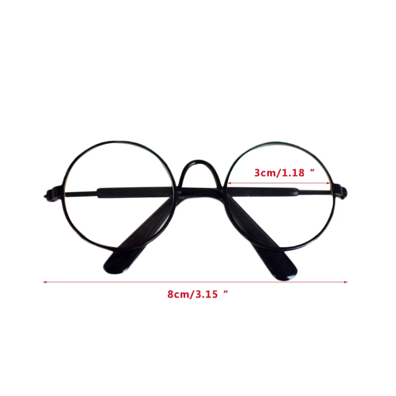 Color: Violet - Doll Cool Glasses Pet Sunglasses For BJD Blyth American Grils Toy Photo Props Dropship