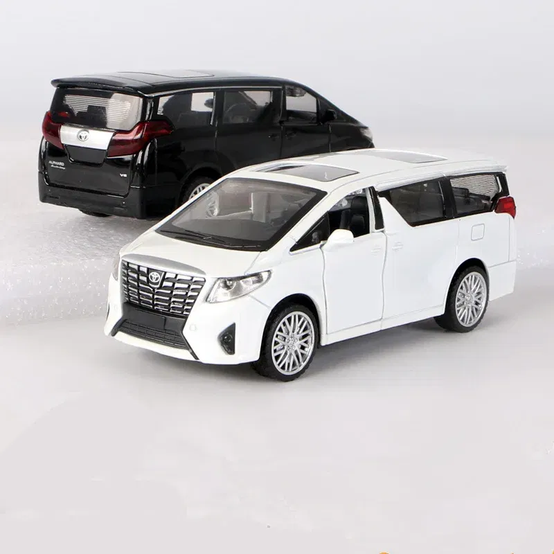 Color: green - Children's Inertia Pull-back Car Toy with Lighting Sound Simulation Commercial Car Model Boy Gift Toy Car Kids Holiday Gift