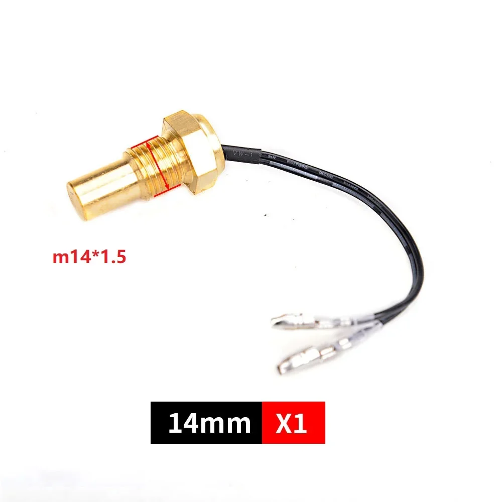 Color: Red - 12V/24V Universal Water Temperature Sensor For Water Temperature Gauge 10MM 14MM 16MM 17MM 21MM 1/8 3/8 1/2