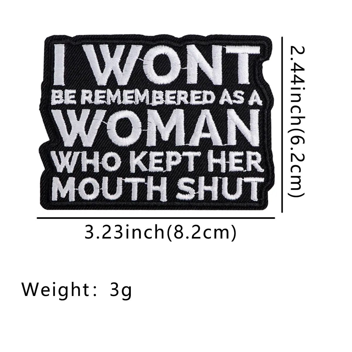 Color: Antique Copper - Twilight Moon Embroidery Patch Funny Quotes Iron On Patches For Clothing Thermoadhesive Patches On Clothes DIY Sew Badges