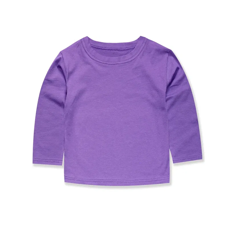 Color: GRAY, Kid Size: 8 - Boys Girls T Shirt Long Sleeves 1 to 2 3 4 5 6 7 8 9 10 11 12 13 14 Years 100% Cotton Toddler Boy Shirts for Teens Girl Clothes