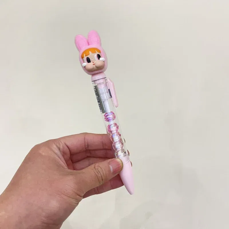 Color: Brown, Ships From: CHINA - New crybaby brand cute pen set with black neutral color. Cute student pen. Creative pen.