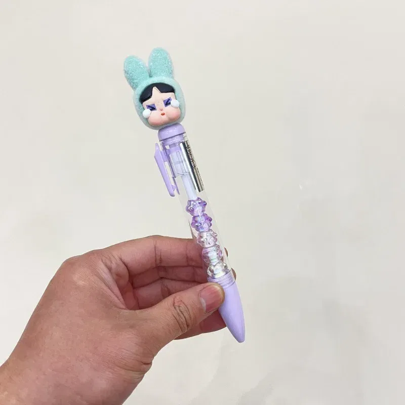 Color: Brown, Ships From: CHINA - New crybaby brand cute pen set with black neutral color. Cute student pen. Creative pen.