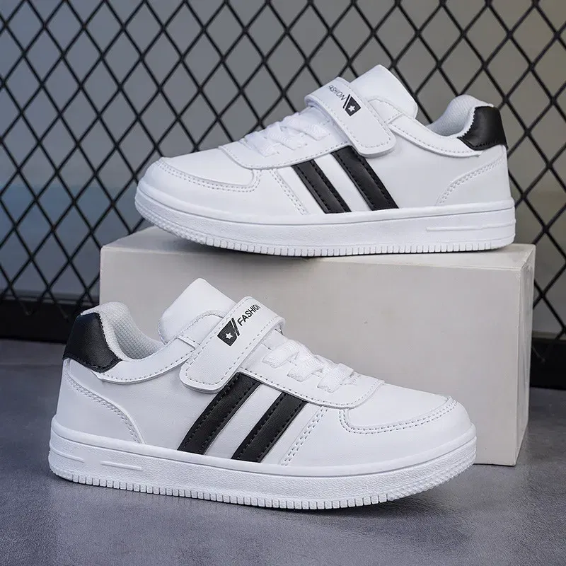 Color: Army Green, Shoe Size: 8.5 - Boy Kids teens Sneakers Winter Shoes Girls Sport Child Leisure Tenis Infantil Casual Warm Fashion Running basket fille 28-39