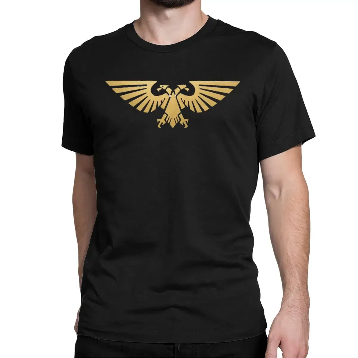 Color: WHITE, Size: L - Awesome Adeptus Astartes T-Shirt Men Women's O Neck Pure Cotton T Shirts W-Warhammer 40k Short Sleeve Tee Shirt 6XL Tops