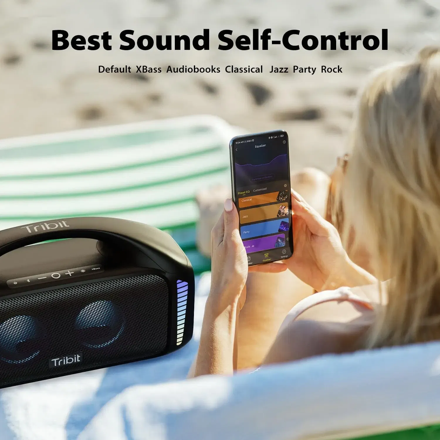 Color: black, Ships From: CHINA - New! Tribit Portable Bluetooth Speaker 90W StormBox Blast Outdoor Wireless Speaker IPX7 Waterproof Party Camping Speaker 30H