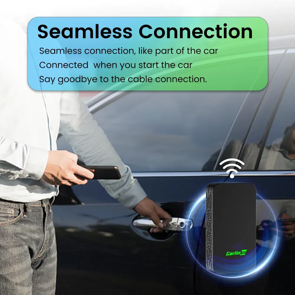 Color: black, Ships From: CHINA - Carlinkit 5.0 2air CarPlay Android Auto Wired to Wireless Adapter for Carplay Android Auto BLE WIFI Wireless