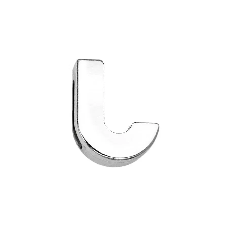 Color: Dark Grey - Rhinestone Slide Letter Charms For Jewelry Making Women Bracelet 8mm Alphabet A-Z Pet Collar Necklace DIY Accessories Gift