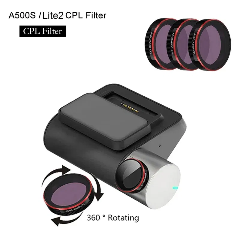 Color Name: black - For 70mai Dash Cam Pro plus + A500S LIE2 A200 Dash Cam Film and Static Stickers for 70mai A500S / LIE2  A200 Dash Cam Mount