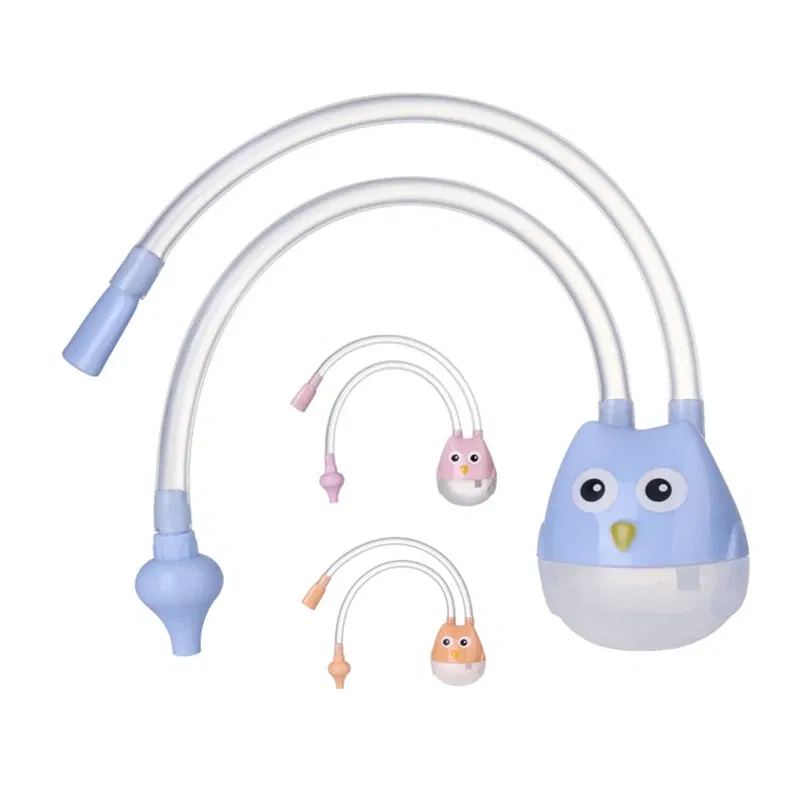 Color: GRAY - Baby Nose Clean Silicone Infant Nasal Aspirator Wash Your Nose Care Baby Nose Nasal Inhaler Infant Preventing Backflow Aspirator