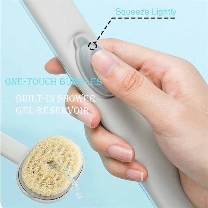 Long Handle Bath Massage Cleaning Brush