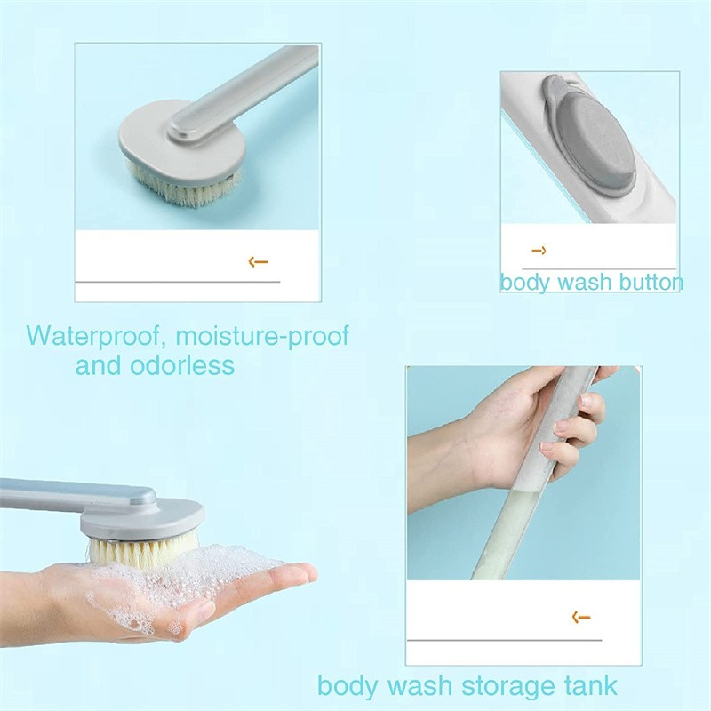 Long Handle Bath Massage Cleaning Brush