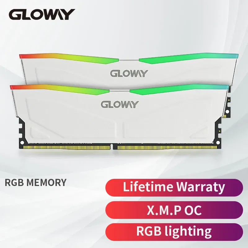 Memory Capacity: 16 GB - Gloway Memoria RAM 3200mhz 3600mhz RGB DDR4 (8GBX2pcs) Memory DIMM 16GBx2pcs For Computador Desktop