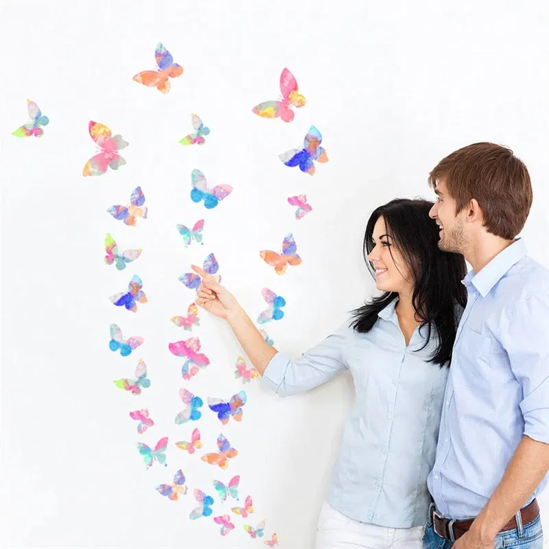 Color: plum - Funny Animals Bird Swinging Wall Stickers Kids Room Decoration Diy Cartoon Monkey Giraffe Lion Mural Art Pvc Posters Home Decals