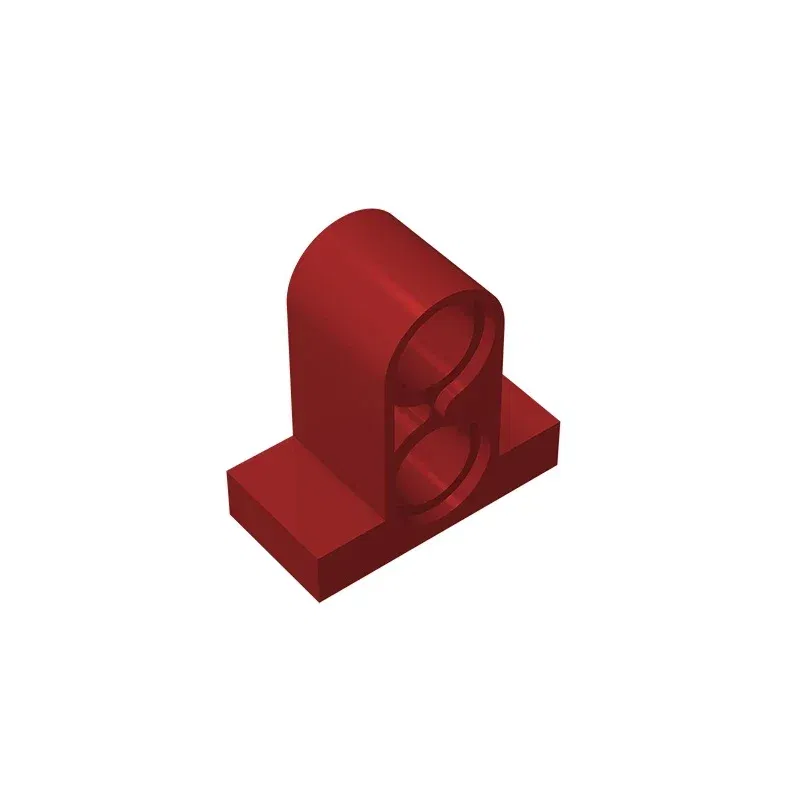 Color: black - Gobricks GDS-937 Technical, Pin Connector Plate 1x2x1 2/3 with 2 Holes  compatible with lego 32530 Educational Building Blocks
