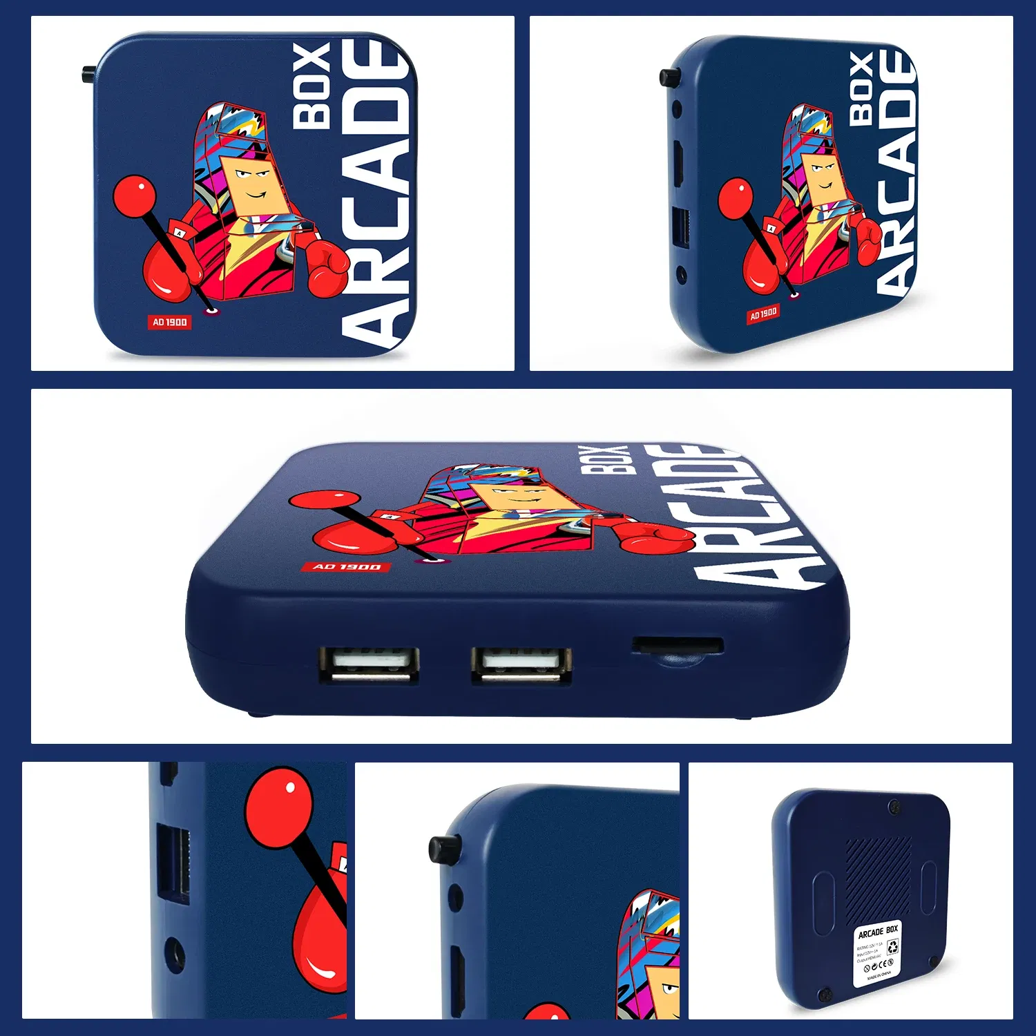 Color: Black, Bundle: Bundle 2 - Arcade Box Retro Game Console for PS1/PSP/N64 Built-in 50 Emulator Video Game Console TV Box Classic Game Box with Controller
