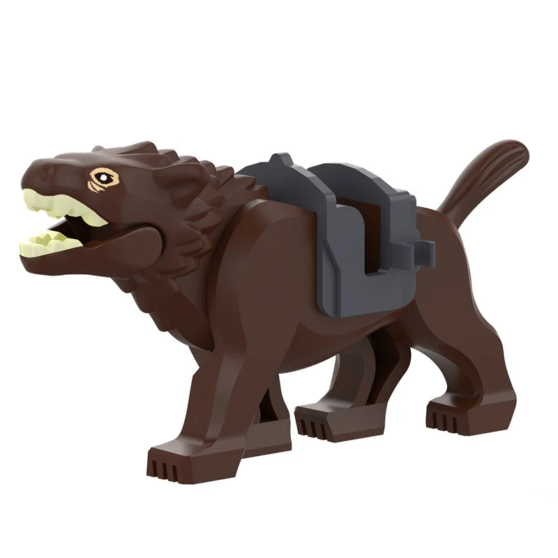 Color: black - Lord of the Rings Ogre Building Blocks Figures Bricks Educational Toys Cartoon Figures Action Toys Brick Kids Gifts