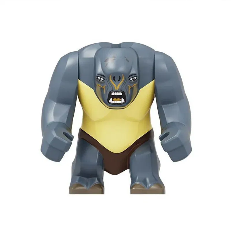 Color: black - Lord of the Rings Ogre Building Blocks Figures Bricks Educational Toys Cartoon Figures Action Toys Brick Kids Gifts