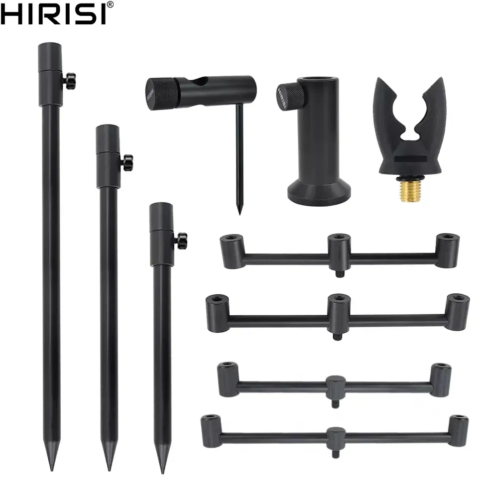 Color: Navy Blue - Hirisi Carp Fishing Rod Pod, Bank Stick and Buzz Bar, Fishing Rod Holder, Support The Fishing Rod