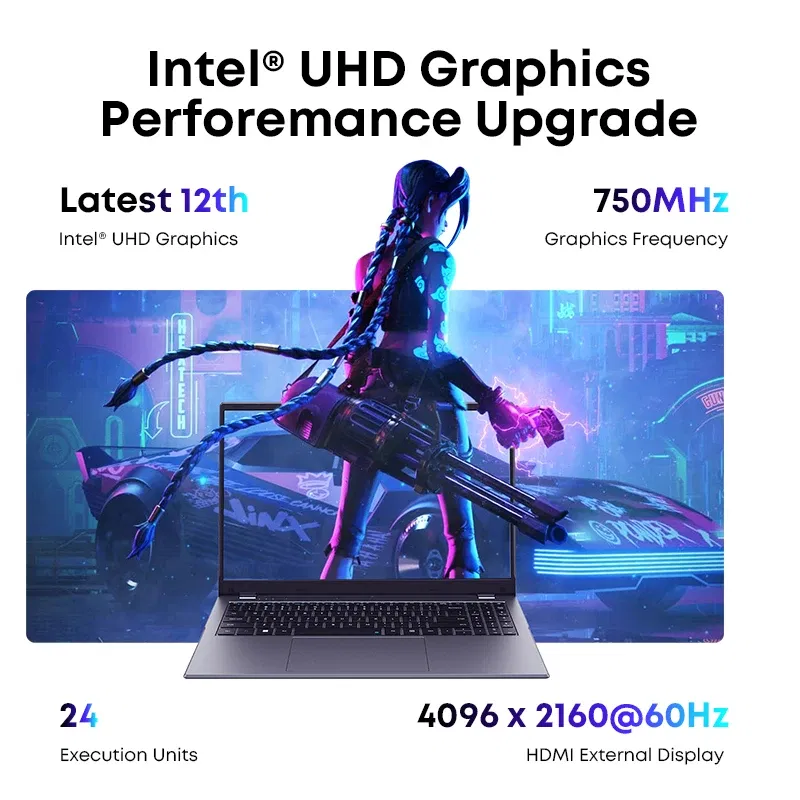 Color: Other, Ships From: CHINA - To GemiBook Plus Laptop 15.6" Intel N100 Graphics for 12th Gen 1920*1080P 16GB RAM 512GB SSD With Cooling Fan Windows 11