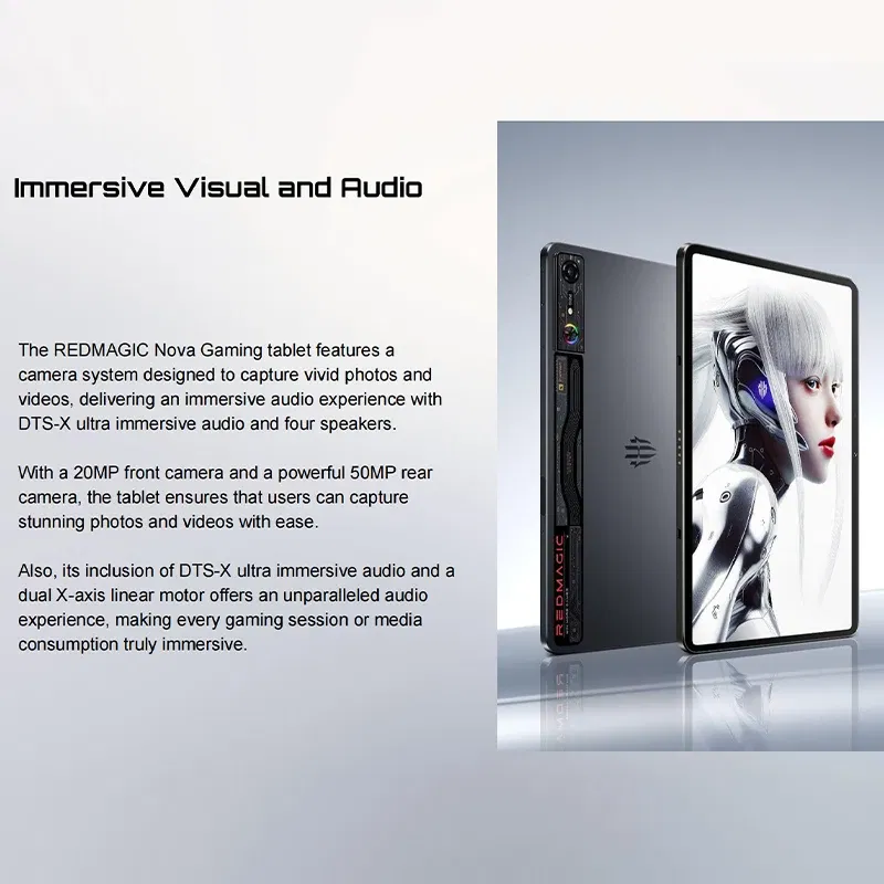 Memory Size: 512MB, Color: WHITE, Ships From: CHINA - Top Version Redmagic Nova Gaming Tablet 10.9" Snapdragon 8 Gen 3 Leading Version 10100mAh 50MP Don't include the Charger