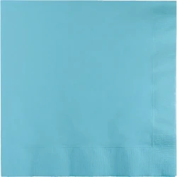 Pastel Blue Beverage Napkins - Pack of 50