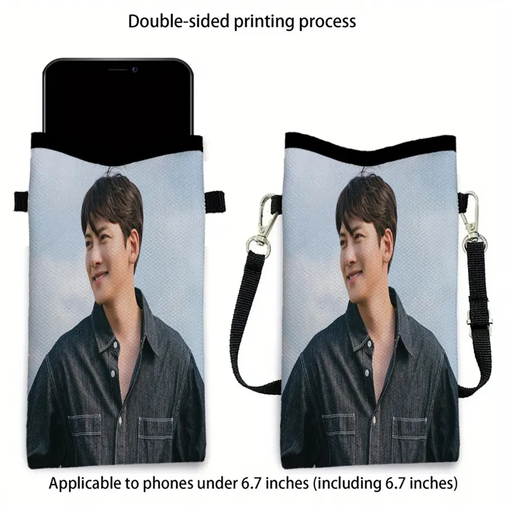 Color: PURPLE, Size: Extra Large - Ji Chang Wook Phone Bag Adjustable and Detachable Strap Designed for Women Crossbody Convertible ShoulderBag3.3