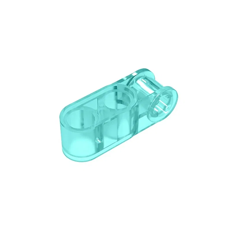 Color: army green - Gobricks GDS-936 Technical, Axle and Pin Connector Perpendicular 3L with 2 Pin Holes compatible with lego 42003 Assembles