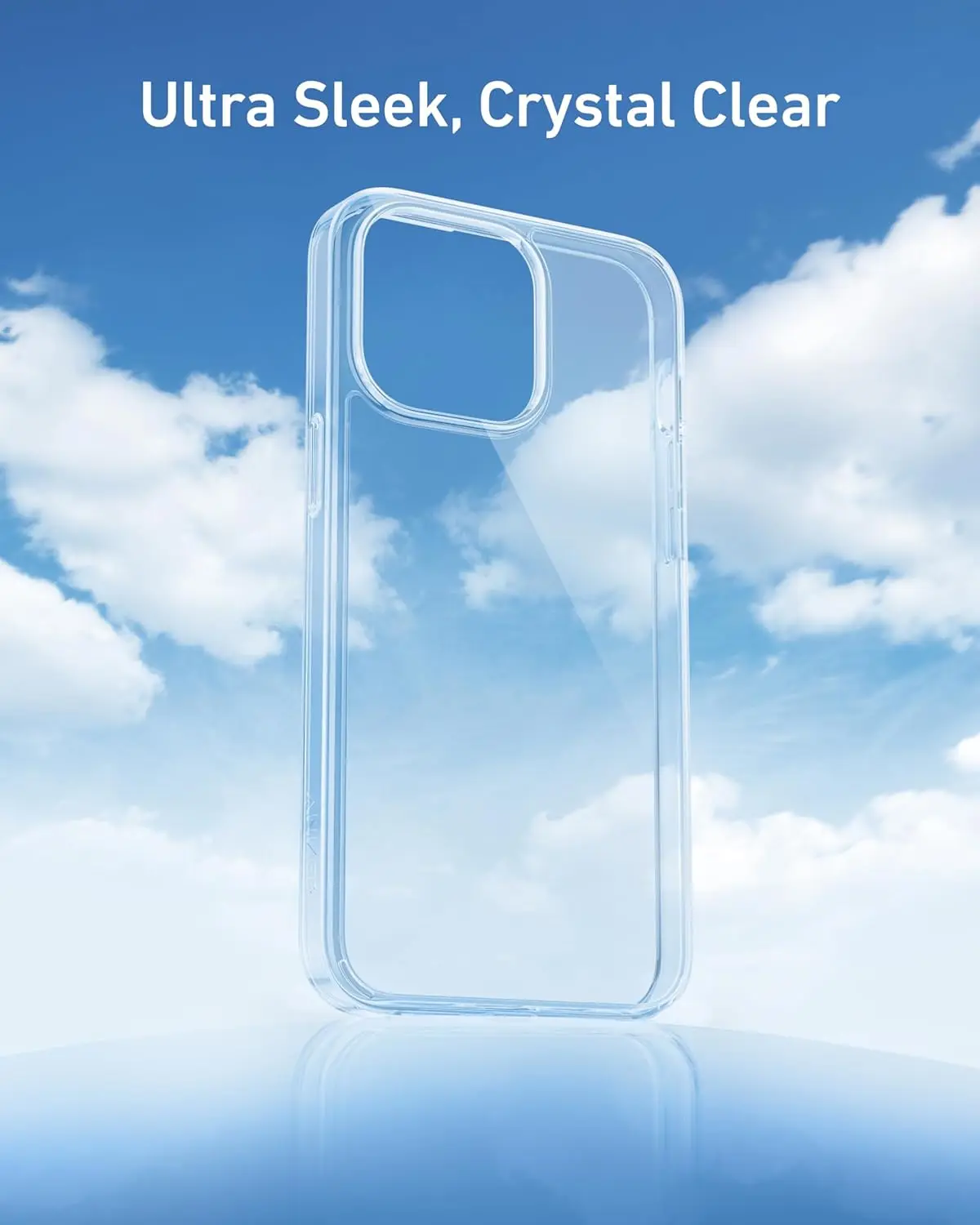 Color: Beige, Material: PE - For iPhone 16 15 14 13 12 Pro Max Case Clear, Slim Thin Lightweight Transparent [Non-Yellowing] Protective Phone Case