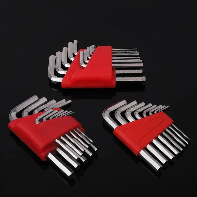 Color: PURPLE - 5/8/11 Pcs Metric Allen Wrench Set Inch Wrench L Wrench Keys Size Allen Key Short Arm Vehicle Repair Tool Set Home Hand Tools