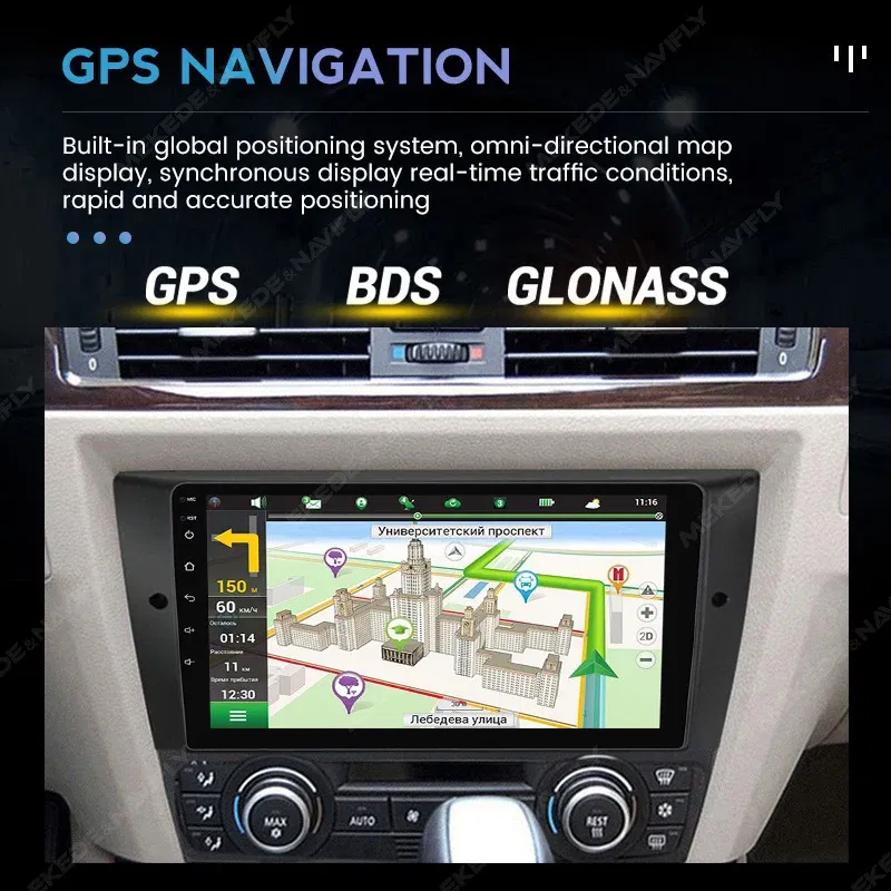 Color: Black - MEKEDE IPS 9 Inch For BMW 3-Series E90 E91 E92 E93 2005-2013 Autoradio Multimedia Head Unit No 2 Din GPS Navigation WIFI FM