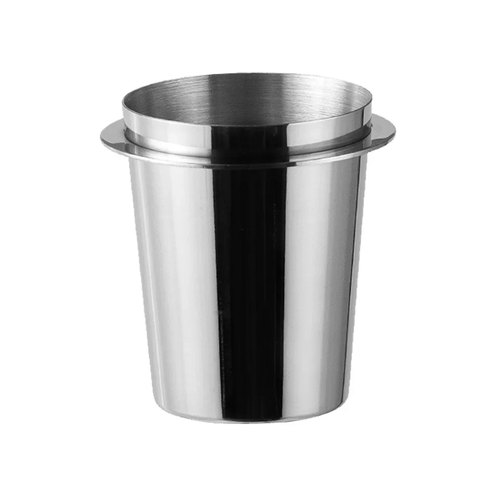 Color: Blue - Coffee Dosing Cup 51/54/58mm Coffee Bean Measuring Cups Stainless Steel Replacement Cafe Barista Tool for Espresso Machine