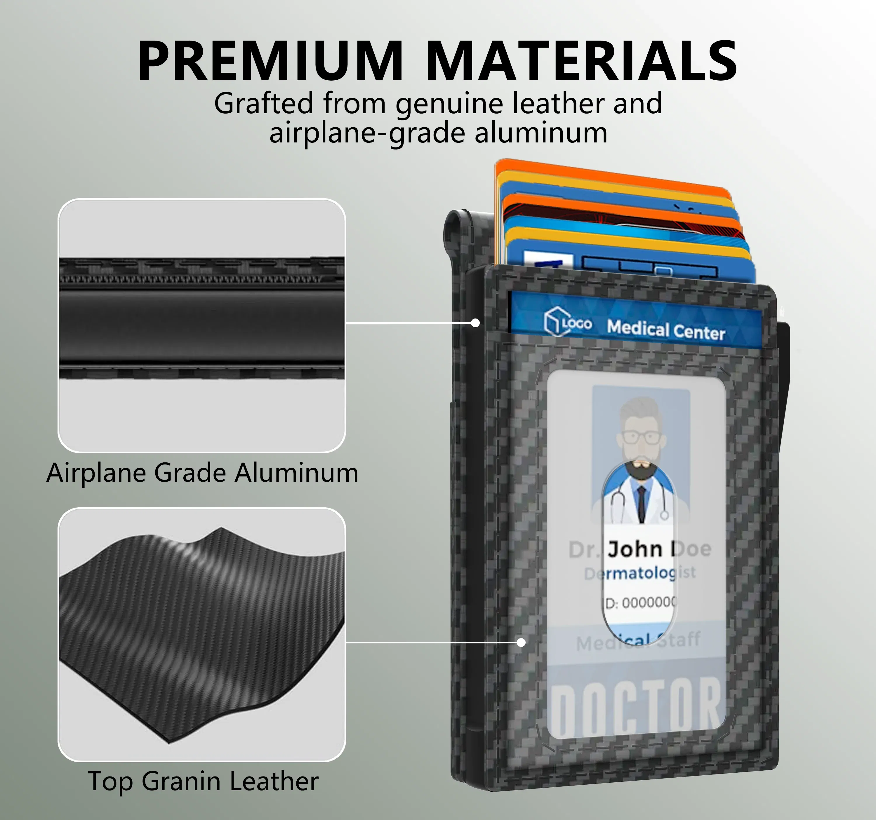Color: Orange - Mens Minimalist Wallet 9-13 Cards, Slim Compact Wallet with Cash strap & ID Window, RFID Blocking Smart Pop Up Card Wallet