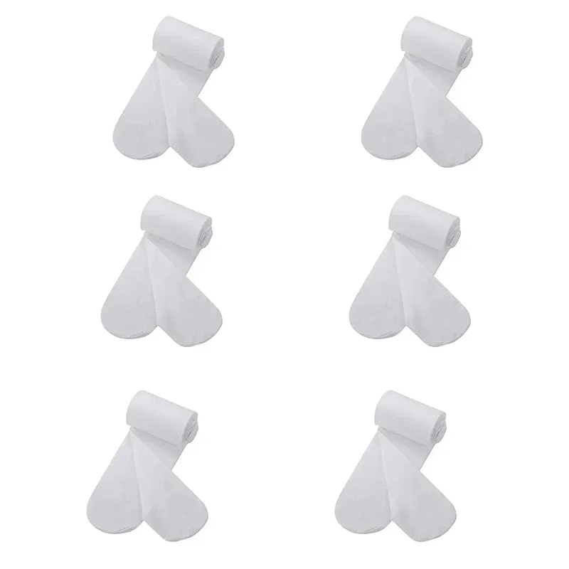 Color: MULTI, Size: M - 1/2/4/6/8 Pairs/lot Spring Summer Candy Kids Pantyhose Ballet Dance Tights for Girls Stocking Children Velvet Solid White