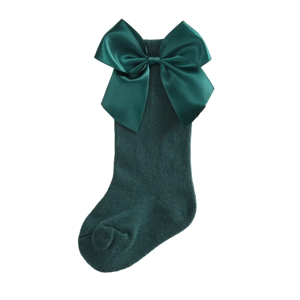Color: green, Kid Size: 9M, Ships From: CHINA - Jlong Toddler Cotton Solid Color Crew Socks Baby Girls Bow Tie Socks Kids Girls Cute Princess Socks 0-3 Years