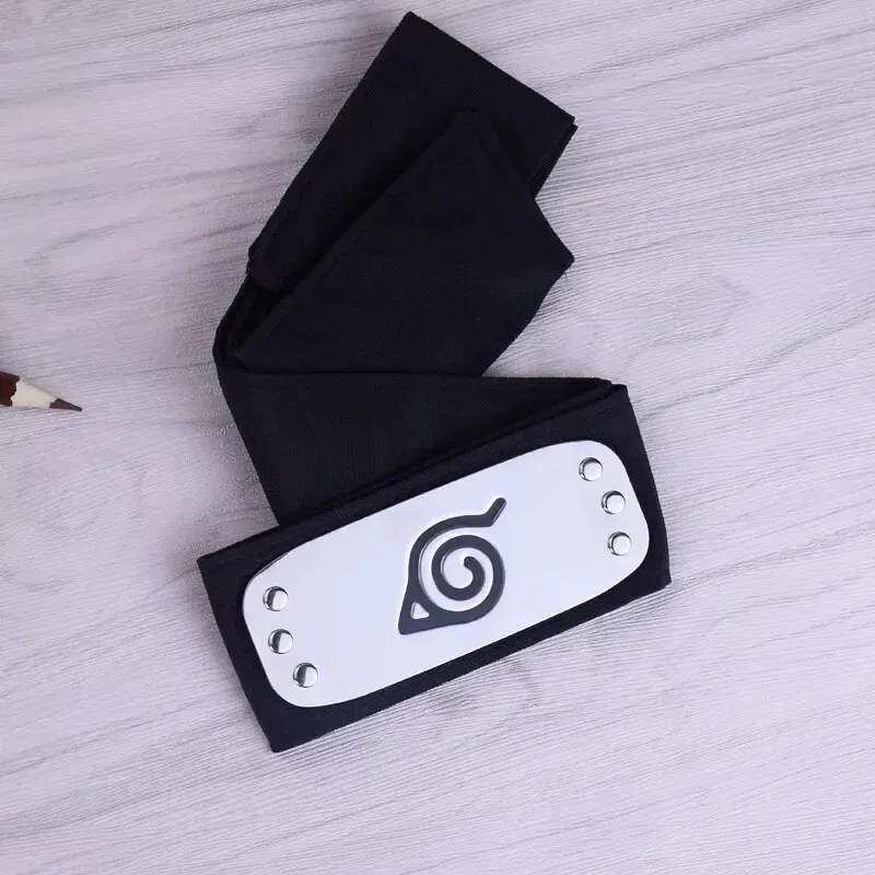 Color: Gold - Ninja Headband Rebel Leaf Naruto Forehead Protector Coslapaly Anime Peripheral